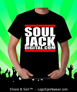 SoulJack Digital tshirt Run DMC style Design Zoom